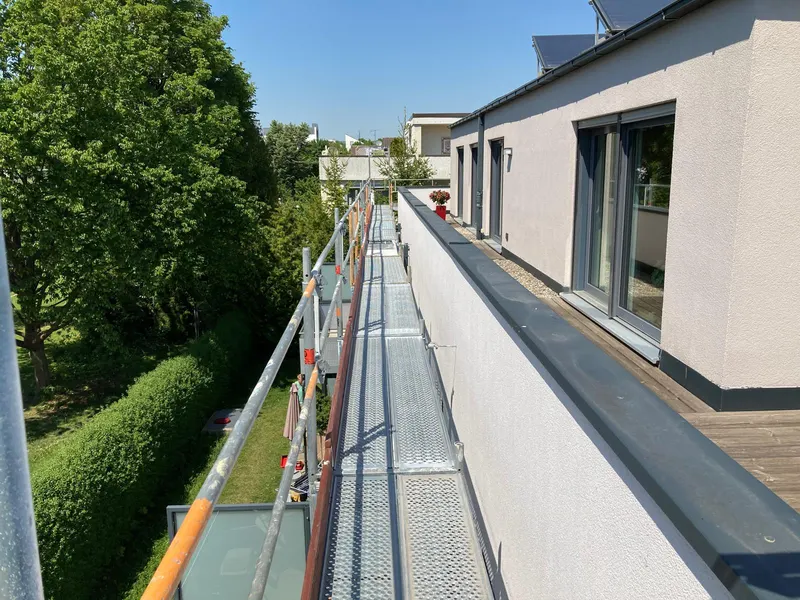 Sonderkonstruktion aus Gerüstbauteilen